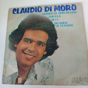 Disco de Vinil Claudio de Moro - 1981- Disco Compacto,ep Interprete Claudio de Moro (1981) [usado]