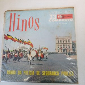 Disco de Vinil Hinos - Banda da Polícia de Segurança Pública/disco Compacto Interprete Banda da Polícia de Segurança Pública [usado]