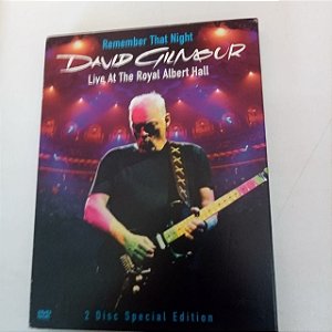 Dvd David Gilnour - Live At The Royal Albert Hall Editora Sony /bmg [usado]
