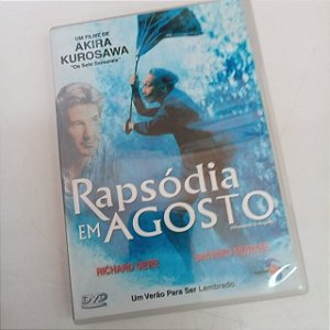 Dvd Rapsódia em Agosto Editora Akira Kurosawa [usado]