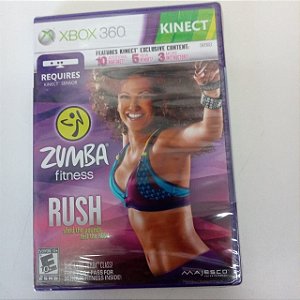 Dvd Zumba Fitness - X Box 360 - Rush Editora Majesco [usado]