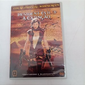 Dvd Resident Evil 3 - a Extinção Editora Russell Milchy [usado]