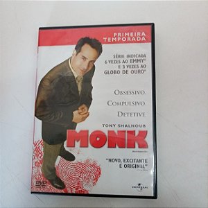 Dvd Monk - Tony Shalhoub - Primeira Temporada - 4 Dvds Editora Universal [usado]