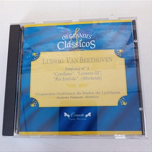 Cd Ludwig Van Beethoven - Sinfonia N.5 Interprete Orquestra Sinfonica da Rádio de Ljubjana (1995) [usado]