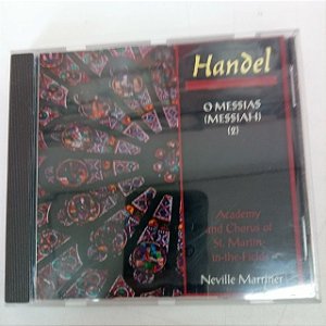 Cd Handel - o Messias Vol.2 Interprete Academy And Chorus Of St. Martin - In - The -fields (1976) [usado]