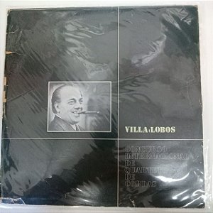 Disco de Vinil Vila Lobos - Concurso Internacional de Cordas Interprete Audubon Quartet (estados Unidos) [usado]