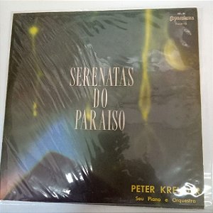Disco de Vinil Serenatas do Paraiso Interprete Peter Kreuder , seu Píano e sua Orquestra [usado]