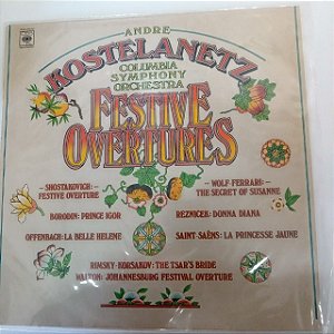 Disco de Vinil Festive Overtures - André Kostelanetz Interprete André Kostelanetz And Columbia Symphony Orchestra (1978) [usado]