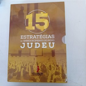 Dvd 15 Estratégias de Enriquecimento do Povo Judeuv - Box com Dois Dvds Editora Paulo [usado]