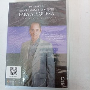 Cd Palestra Programando a Mente para Riqueza Interprete Paulo Vieira [novo]