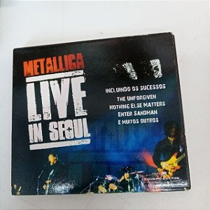 Cd Metalica - Live In Seoul - Capa Digipack Interprete Metalica [usado]