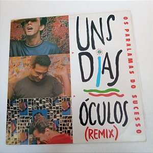 Disco de Vinil Paralamas do Sucesso - uns Dias, Oculos (remix) Interprete Paralamas do Sucesso (1988) [usado]