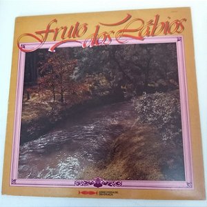Disco de Vinil Fruto dos Labios Interprete Comunidade da Graça (1988) [usado]