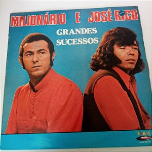 Disco de Vinil Milionário e José Rico - Grandes Sucessos Interprete Milhjonário e José Rico (1991) [usado]