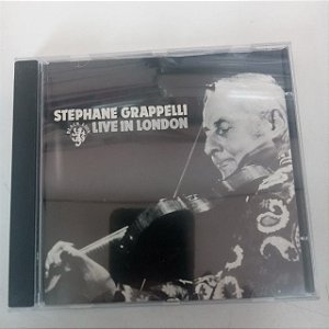 Cd Stephane Grappelli - Live In London Interprete Stephane Grappelli (1990) [usado]