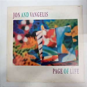 Disco de Vinil Jon e Vangelis - Page Of Life Interprete Jon e Vangelis (1991) [usado]