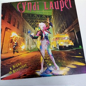 Disco de Vinil Cindi Lauper - a Night To Remenber Interprete Cindi Lauper (1989) [usado]