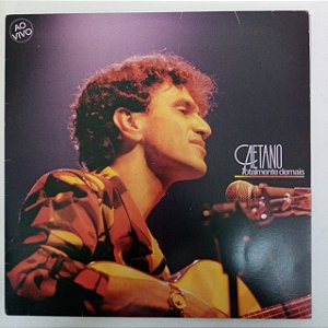 Disco de Vinil Caetano - Totalmente Demais Interprete Caetano Veloso (1986) [usado]