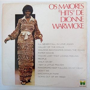 Disco de Vinil os Maiores Hits de Dionne Warwicke Interprete Dionne Wawicke (1974) [usado]