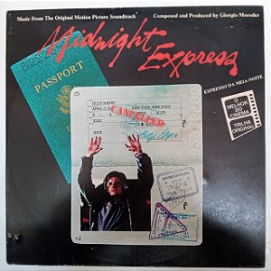 Disco de Vinil Trilha Sonora do Filme - Midnight Express Interprete Billy Hayes (1979) [usado]