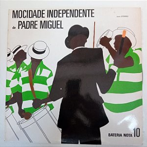 Disco de Vinil Bateria Nota 10 1975 Interprete Mocidade Independente de Padre Miguel (1975) [usado]