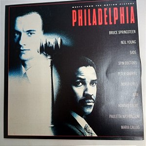 Disco de Vinil Trilha Sonora do Filme Philadelfia Interprete Varios (1993) [usado]