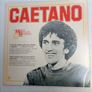 Disco de Vinil Caetano - História da Mpb Interprete Caetano (1982) [usado]