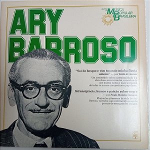 Disco de Vinil Ary Barroso - História da Mpb Interprete Ary Barroso (1982) [usado]