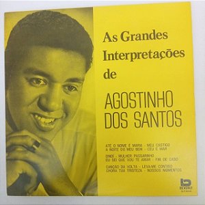 Disco de Vinil Agostinho dos Santos - as Grandes Interpretações Interprete Agostinho dos Santos (1983) [usado]