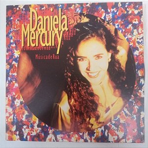 Disco de Vinil Daniela Mercury - Música de Rua Interprete Daniela Mercury (1994) [usado]