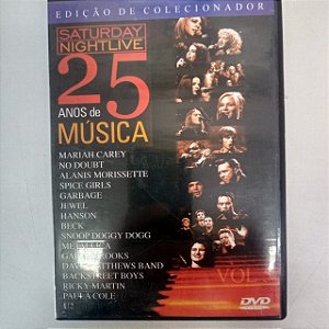 Dvd Sathurday Night Live25 Anos de Música Vol.5 Editora Spot Films [usado]