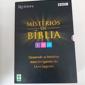 Dvd Mistérios da Biblia 1-2-3 /box com Tres Dvds Editora Bbc [usado]