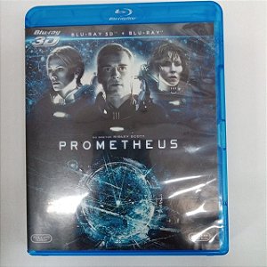 Dvd Prometheus - Blu-ray em 3 D + Blu-ray com Dois Dvds Editora Ridley Scott [usado]