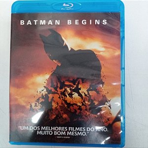 Dvd Batman Begins - Blu-ray Disc Editora Christian Nolan [usado]