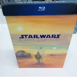 Dvd Star Wars - a Saga Completa Box Emblu-ray com Nove Dvds Editora Richard Aquino [usado]