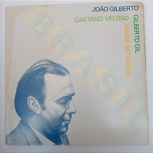 Disco de Vinil João Gilberto , Caetano Veloso e Gilberto Gil Interprete João Gilberto , Caetano Veloso e Gilbertto Gil (1981) [usado]