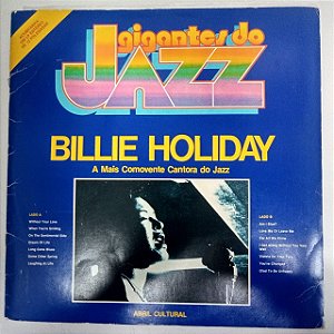 Disco de Vinil Billie Holiday - Gigante do Jazz Interprete Billie Holiday (1980) [usado]