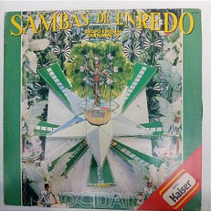 Disco de Vinil Sambas Se Enredo - Grupo Especial Carnaval 91 /album com Dois Discos Interprete Sambas de Enredo do Grupo 1a - Carnaval 91 (1991) [usado]