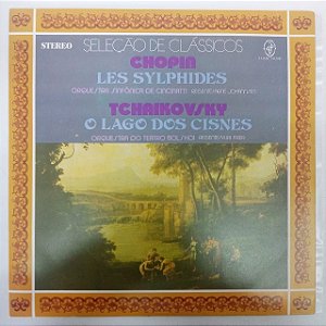 Disco de Vinil Seleção de Clássicos de Chopin e Tchaikovsky Interprete Orquestra Sinfonica de Cincinatti /orquestra do Teatro de Bolshoi (1977) [usado]