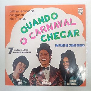 Disco de Vinil Quando o Carnaval Chegar - 7 Musicas Inéditas Dechico Buarque Interprete Chico Buarque (1972) [usado]