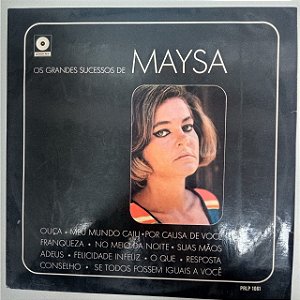 Disco de Vinil Maysa - os Grandes Sucessos 1968 Interprete Maysa (1968) [usado]