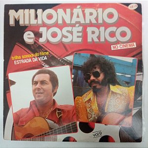 Disco de Vinil Milionário e José Rico - Trilha Sonora do Filme Estrada da Vida Interprete Milhonário e José Rico (1980) [usado]