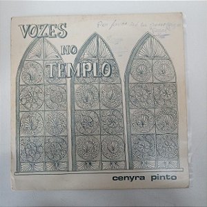 Disco de Vinil Vozes do Templo Interprete Cenyra Pinto e Maestro Agostinho Silva [usado]