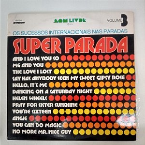 Disco de Vinil Super Parada Interprete Varios (1974) [usado]