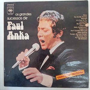 Disco de Vinil Paul Anka - os Grandes Sucessos Interprete Paul Anka (1975) [usado]