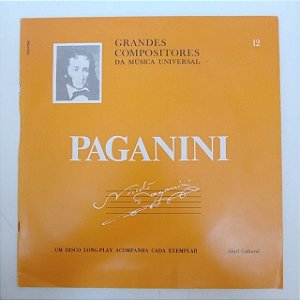 Disco de Vinil Paganini - Grandes Compositores da Musica Universal Interprete Orquestra Sinfonica de Roma (1973) [usado]