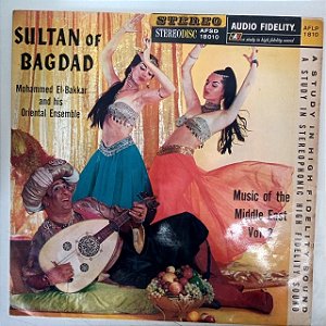Disco de Vinil Music Of The Middle East Vol.2 Interprete Mohammed Elbakkar And His Oriental Ensenble (1970) [usado]