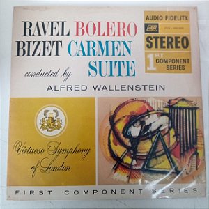 Disco de Vinil Ravel - Bolero /bizet Carmen Suite Interprete Alfred Wallenstein (1970) [usado]