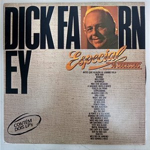 Disco de Vinil Dick Farney Especial - 30 Sucesssos Album com Dois Lps Interprete Dick Farney (1987) [usado]