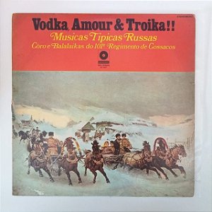 Disco de Vinil Músicas Tipícas Russas Interprete Coro e Balalaikas do 101 Regimento de Gossacos (1974) [usado]